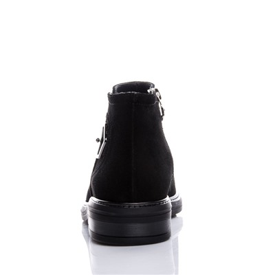 Женские кожаные ботинки RIVADI RIV2147 Черный Замш: Под заказ