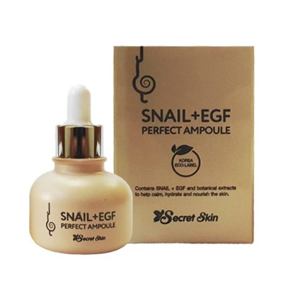 SS Snail+EGF Сыворотка для лица с экстрактом улитки SECRETSKIN SNAIL+EGF PERFECT AMPOULE 30мл