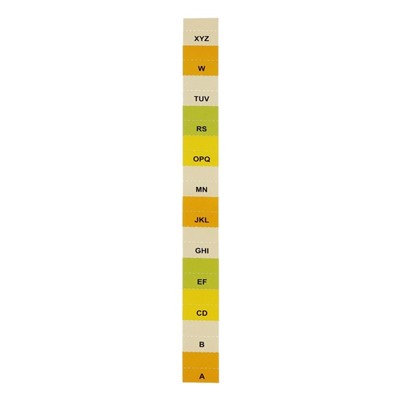 Папка на резинке А65, 12 отделений, узоры, бирюзовая пастель