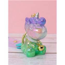 Брелок «Unicorn shine», purple-green