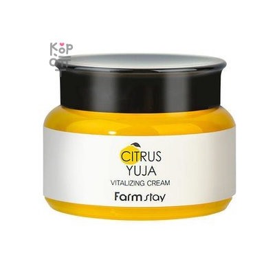 Farm Stay Citrus Yuja Vitalizing Cream - Крем для лица с экстрактом юдзу 100мл.,