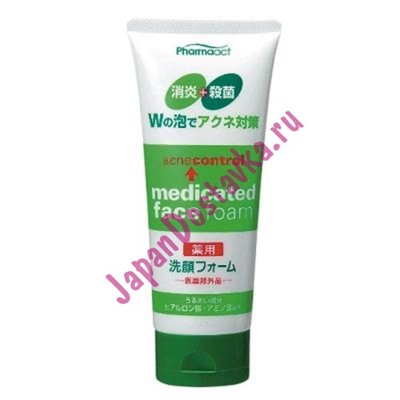 Пенка для умывания проблемной кожи Pharmaact Acne Control, KUMANO COSMETICS 130 г