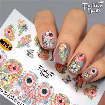 Fashion Nails, Слайдер-дизайн M254