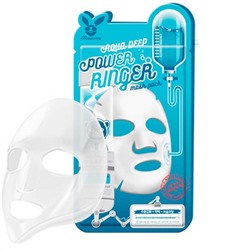 Увлажняющая тканевая маска с увлажняющим фактором Aqua Deep Power Ringer Mask Pack, Elizavecca 23 мл