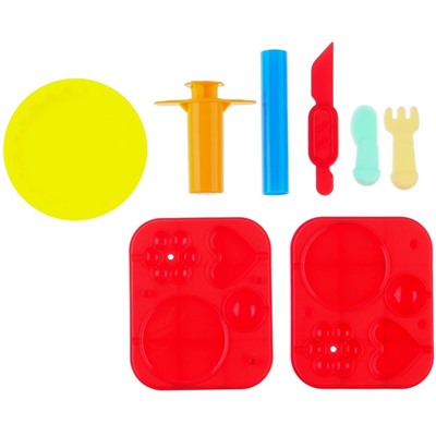 Игровой набор для лепки «Весёлые сладости», Маша и Медведь, 4 баночки с пластилином