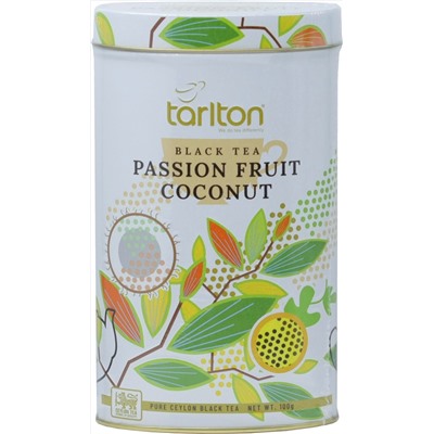 TARLTON. Fruit Collection. Passion fruit & Cococnut 100 гр. жест.банка