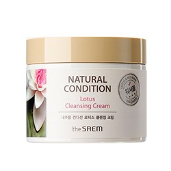 The Saem Natural Condition Lotus Очищающий крем с экстрактом лотоса