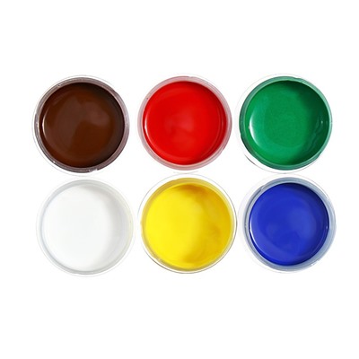 Краски пальчиковые, набор 6 цветов х 35 мл, ArtBerry, с Алоэ Вера