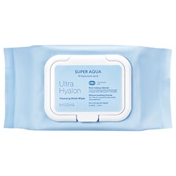 Missha Super Aqua Ultra Hyalon Увлажняющие Очищающие салфетки