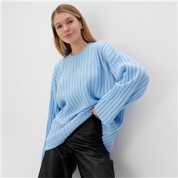 Джемпер вязанный женский MINAKU:Knitwear collection цвет голубой, р-р 42-44