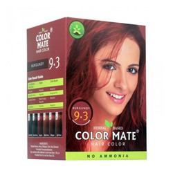 Color Mate Hair Color Burgundy 9.3 no Ammonia (5pcs*15g) / Краска для Волос Цвет Бургунд Тон 9.3 без Аммиака (5шт*15гр)
