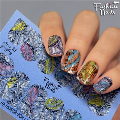 Fashion Nails, Слайдер-дизайн Aerography 27