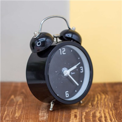 Часы-будильник "Cosmos", black