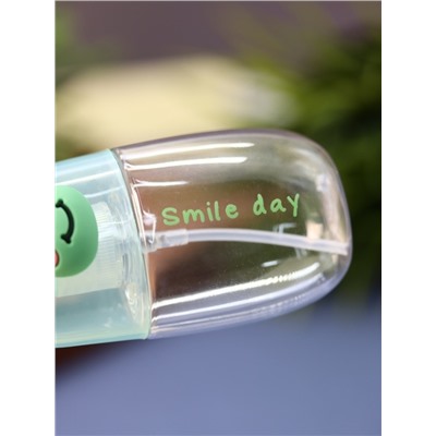 Дорожная бутылочка "Smile frog day", green (60 ml)