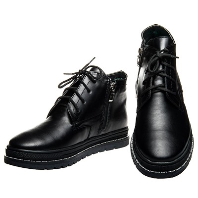 Женские кожаные ботинки LaRose L2324 Черный: Под заказ