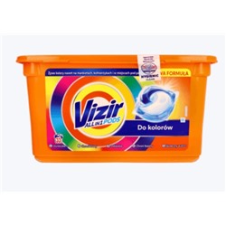 VIZIR All in 1 Pods капсулы для стирки цветных вещей 33 шт.