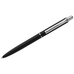 Ручка шариковая автоматическая Luxor Cosmic синяя 1,0мм корпус черный/хром 8146/Индия