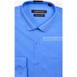 Рубашки ПОДРОСТКОВЫЕ "IMPERATOR", оптом 12 шт., артикул:  LT Blue sl-П приталенная