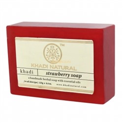 Khadi Strawberry Soap 125g / Мыло с Клубникой 125г