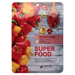 Маска на тканевой основе SUPER FOOD PAPRIKA MASK, EYENLIP, 23 мл