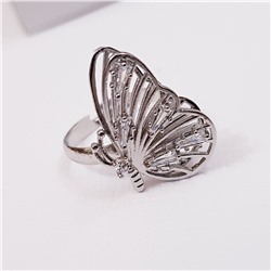 Кольцо женское "Бабочка", безразмерное, арт.506.767
