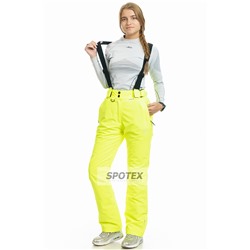 Горнолыжные брюки женские Snow Headquarter D-8163 стрейч, yellow