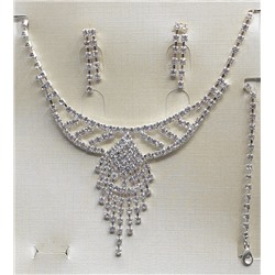 Комплект украшений Jewelry 012, серебро