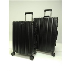 Набор из 2-х чемоданов, композит, алюминий, MIRONPAN   32416 Черный