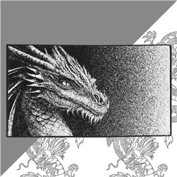 Полотенце махровое Этель "Мифический дракон", 50х90см, 100% хлопок, 420гр/м2