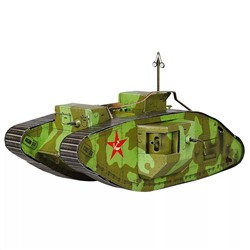 Mark V тяжелый танк (раскраска русской армии) 1/35