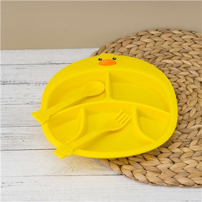 Тарелка "Duck", yellow