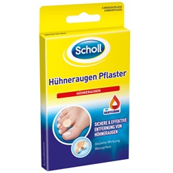 Scholl (Шоль) Huhneraugen Pflaster Шолль Пластырь, 4 шт.