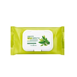 FROMNATURE JEJU Green Tea Очищающие салфетки с экстрактом зеленого чая 80 шт