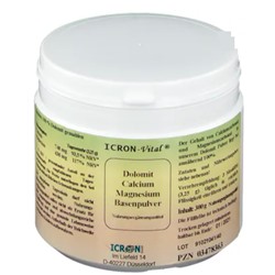 ICRON-Vital® Dolomit Calcium Magnesium Basenpulver 300g, Доломит Кальций Магний на основе порошка 300г.