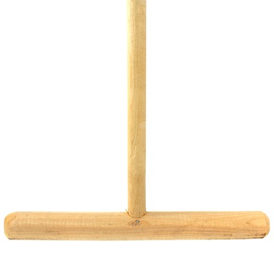 Швабра деревянная без щетины "Лентяйка", 36х4см, длина 128см, с рукояткой, береза (Россия)