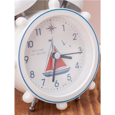 Часы-будильник "Aboard Лодка", white