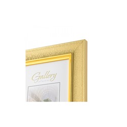 Фоторамка Gallery 10x15 (А6) пластик золото 652818-4, с пластиком		артикул 5-43317