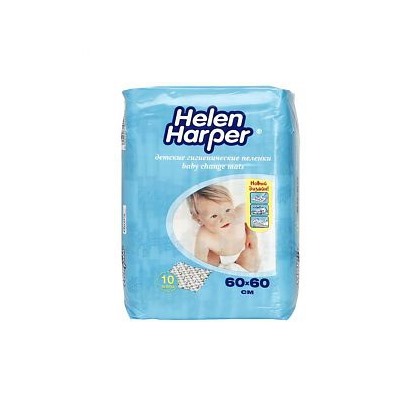 Детские впитывающие пеленки Helen Harper 60x60 10 шт