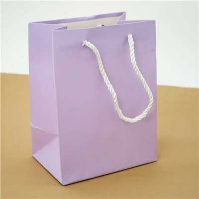 Пакет подарочный (XS) «Classic», purple (19.5*14.5*10)