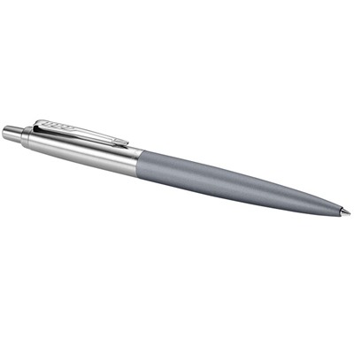 Ручка шариковая Parker Jotter XL K69 Matte Grey CT M, корпус из нержавеющей стали, синие чернила