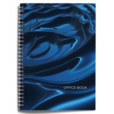 Тетрадь 120 л. А4 клетка гребень офс. INFORMAT OFFICE BOOK мелованный картон, матовая ламинация