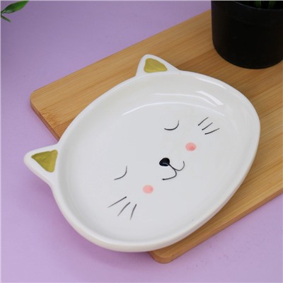 Тарелка керамическая «Cat plate»