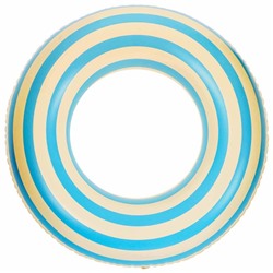 Круг для плавания 80 см, цвет белый/голубой