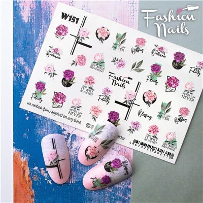 Fashion Nails, Слайдер-дизайн W151