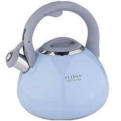 Чайник Zeidan Z-4250-01 Голубой обьем 3,0л нерж со свистком (6) оптом