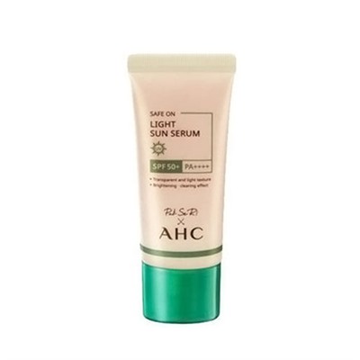 AHC Safe on Light Sun Солнцезащитная Крем-Сыворотка (SPF50+PA++++) 20ml