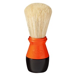 Помазок для бритья Omega 10099 Pure bristle shaving brush. Натуральная щетина, кабан. (ручка Multicolor/ Темная) (Италия)