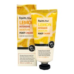 Крем для ног увлажняющий с экстрактом лимона Lemon Intensive Moisture Foot Cream, Farmstay, 100 мл