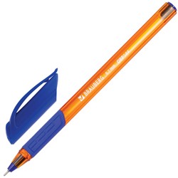 Ручка шариковая BRAUBERG Extra Glide GT Tone Orange синяя 0,7мм на масл осн 142923/Китай