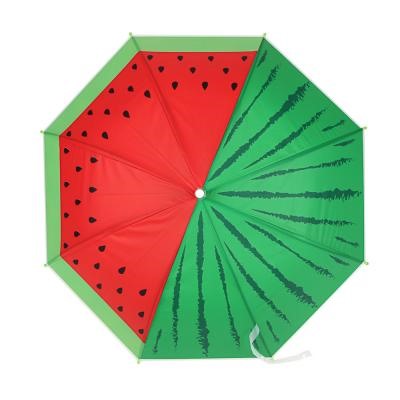 Зонт-трость детский, сплав, пластик, ПВХ,  длина 47см, 8 спиц, 6 дизайнов,10598-7